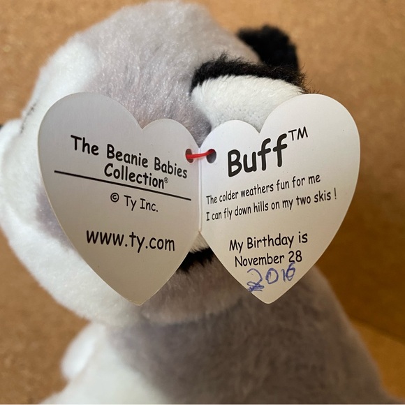 ⭐️3/20 🧸 - TY Classic Buff the Siberian Husky Plush 6”Beanie Babies toy - Picture 5 of 7